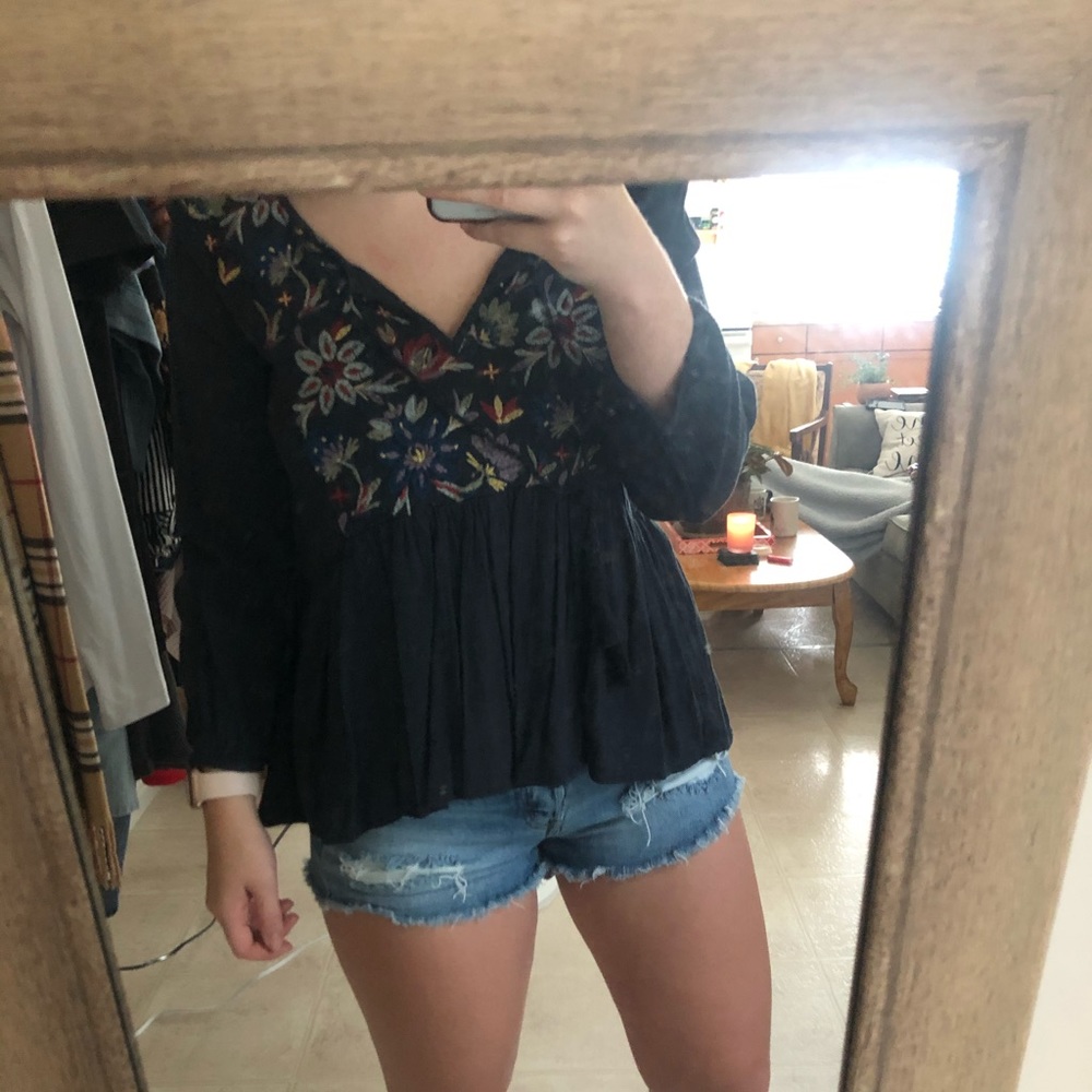 Navy AE Blouse